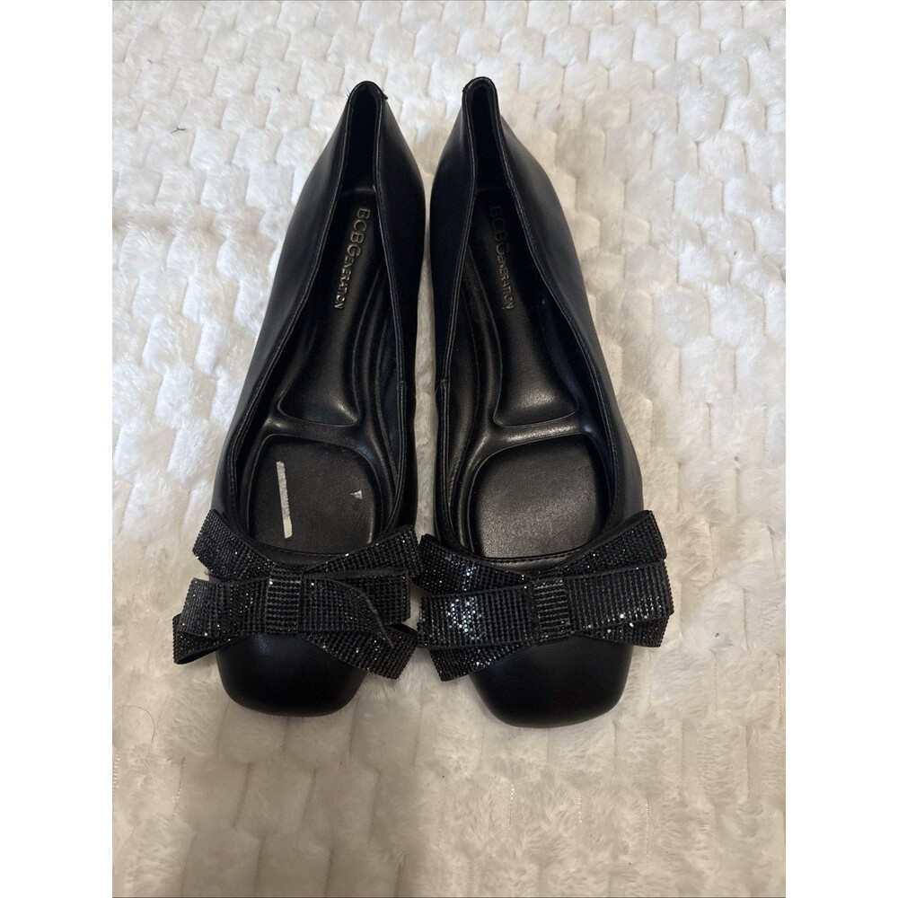 BCBG Generation Shoes Womens Size 9 Ballet Flats Bow Slip On HANIBA GN254201